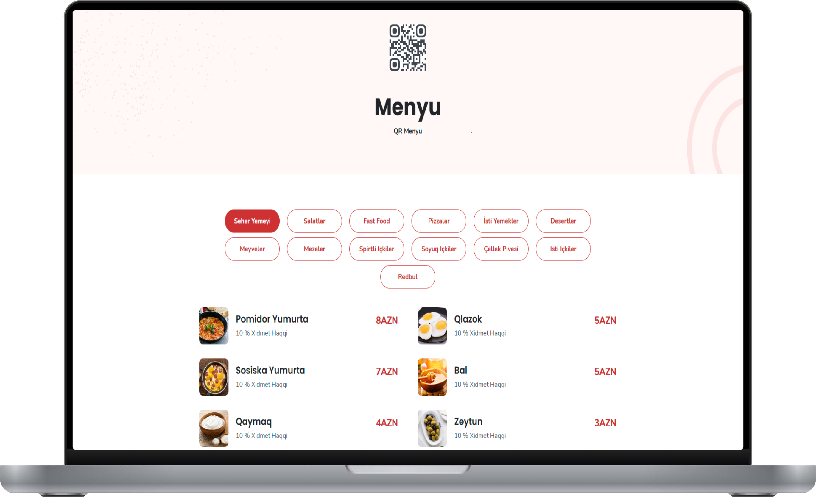 #menyu QR Menyu